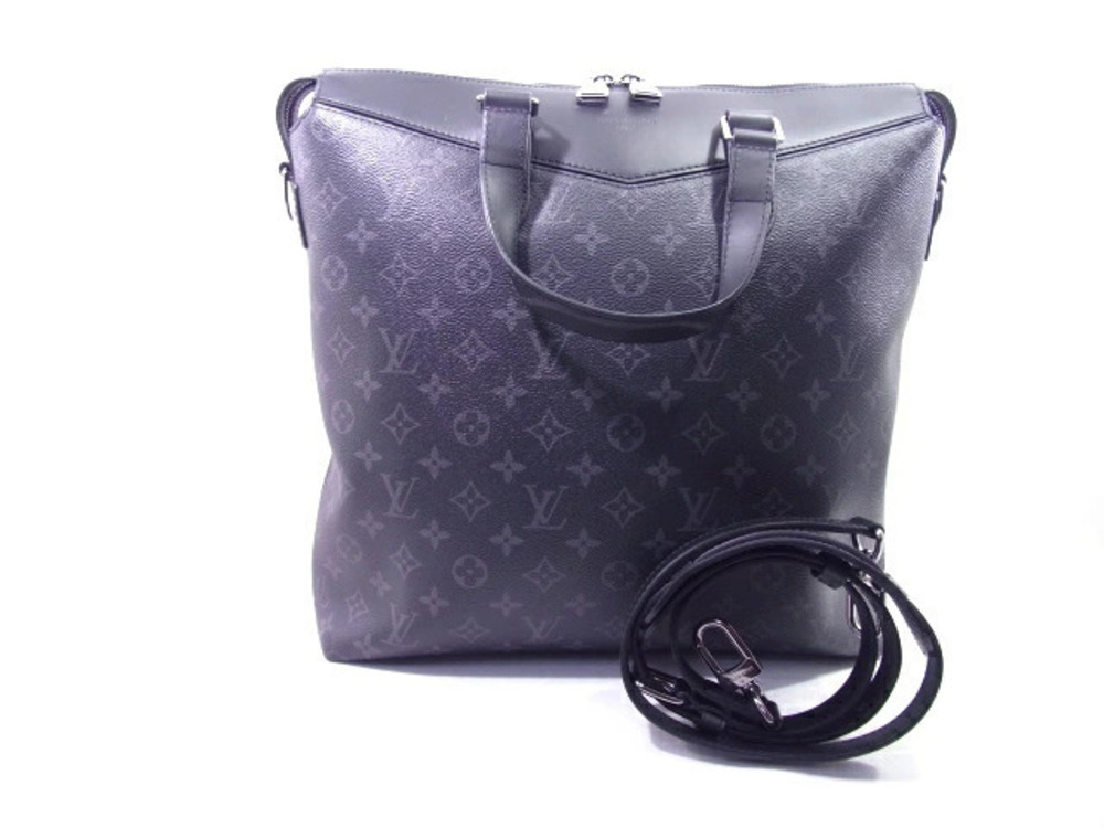 LOUIS VUITTON Bag Handbag Tote Explorer Monogram Eclipse Black